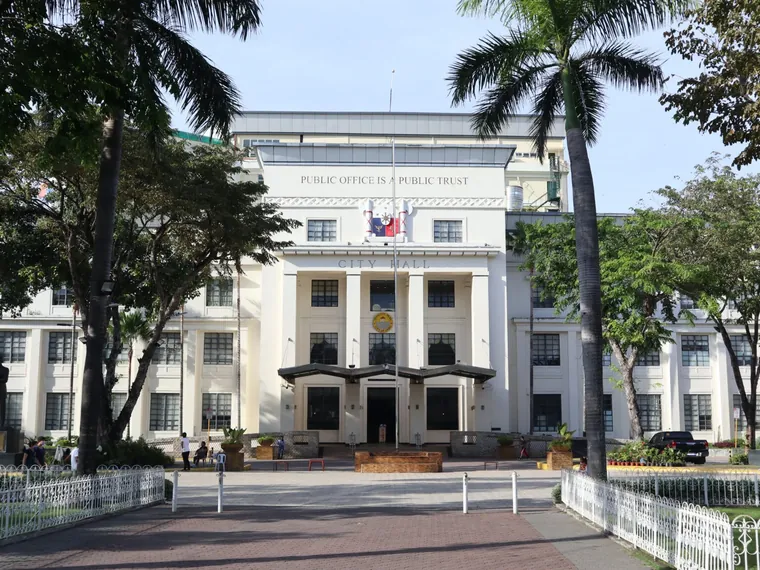City hall building for business registration processing